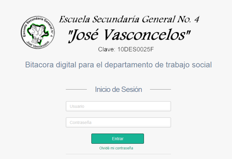 Bitacora digital para el departamento de trabajo social