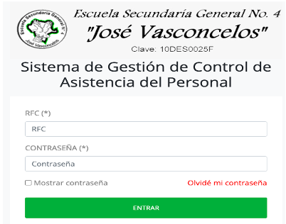 Sistema de Gestión de Control de Asistencia del Personal